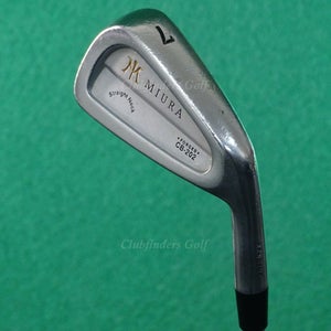 Miura CB-202 Straight Neck Forged Single 7 Iron TT Dynamic Gold Steel Stiff