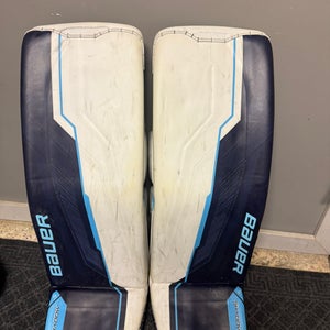 36"  2024 Bauer Supreme Shadow Goalie Leg Pads Pro Stock (Used)