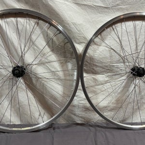 Bontrager Corvair A SYM 32-Spoke Silver Aluminum 26" QR Mountain Bike Wheelset