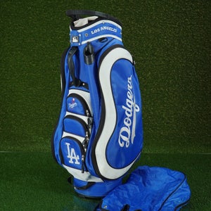 MLB LOS ANGELES DODGERS CART GOLG BAG 14 WAY DIVIDERS, BLUE / WHITE ~ L@@K!!
