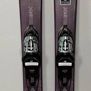Women's 2025 154cm Rossignol Experience 78W Demo Skis With Bindings (Used) (25DS10)