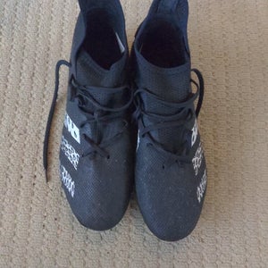 Adidas Predator Black Men's Size M 8.0 (W 9.0) Adult Cleats (Used)