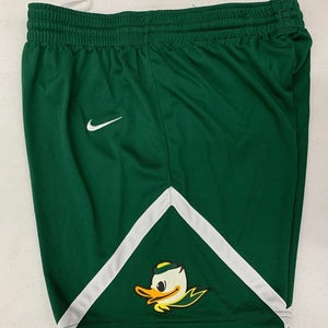 Nike Oregon Ducks Basketball Short Women's Medium Green White CQ4357