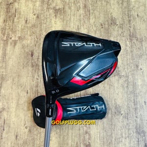 Left-Handed 9 Driver- Taylormade Stealth w/ Headcover, Stiff Flex (1854)