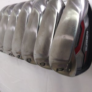 Taylor Made Aeroburner HL Irons 4-PW (Steel, STIFF) Golf Clubs