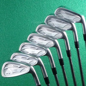 New Level PF-2 Forged 4-PW Irons Dynamic Gold 105 X100 Steel Extra Stiff *READ*