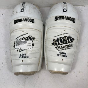 Used Sher-wood 5030 10" Ice Hockey Shin Guards