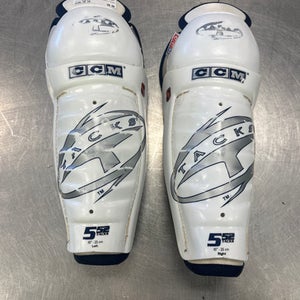 Used Ccm Tacks 10" Hockey Shin Guards