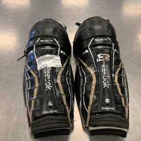 Used Reebok Sc8710 10" Hockey Shin Guards