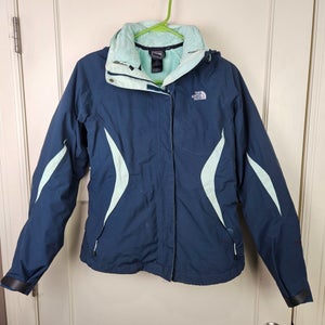 The North Face Triclimate HyVent 3 in 1 Ski Coat Jacket Women's Size: M Blue