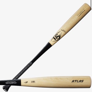 LIMITED EDITION 2025 Louisville Slugger Atlas BBCOR Certified Bat (-3) Alloy 29 oz 32" (Used)