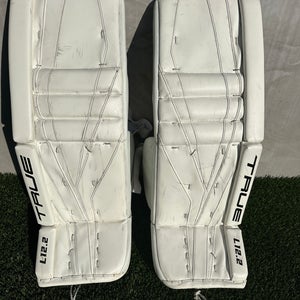 True L.12  34+2 senior pro goalie leg pads