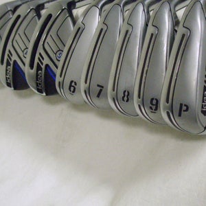 Adams 2014 Idea Irons Set 3H-5H+6-PW (Steel, STIFF) Golf Clubs