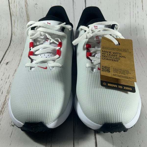 Nike Infinity G NN Golf Waterproof White Red Mens Size 10.5  display picture 3