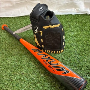 Easton Maxum 25”/Rawlings Players Series T-Ball Starter Kit
