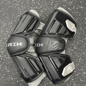 Used Maverik MAX Lacrosse Arm Pads/Guards Black LG 11849-S000027642