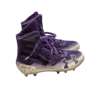 Used Under Armour Adult FB Cleats Purple Senior 9.5 11884-S000046177