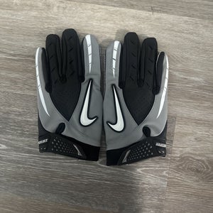 Nike Vapor Jet Receiver Gloves PGF216 009 Gray & Black Mens Size xl