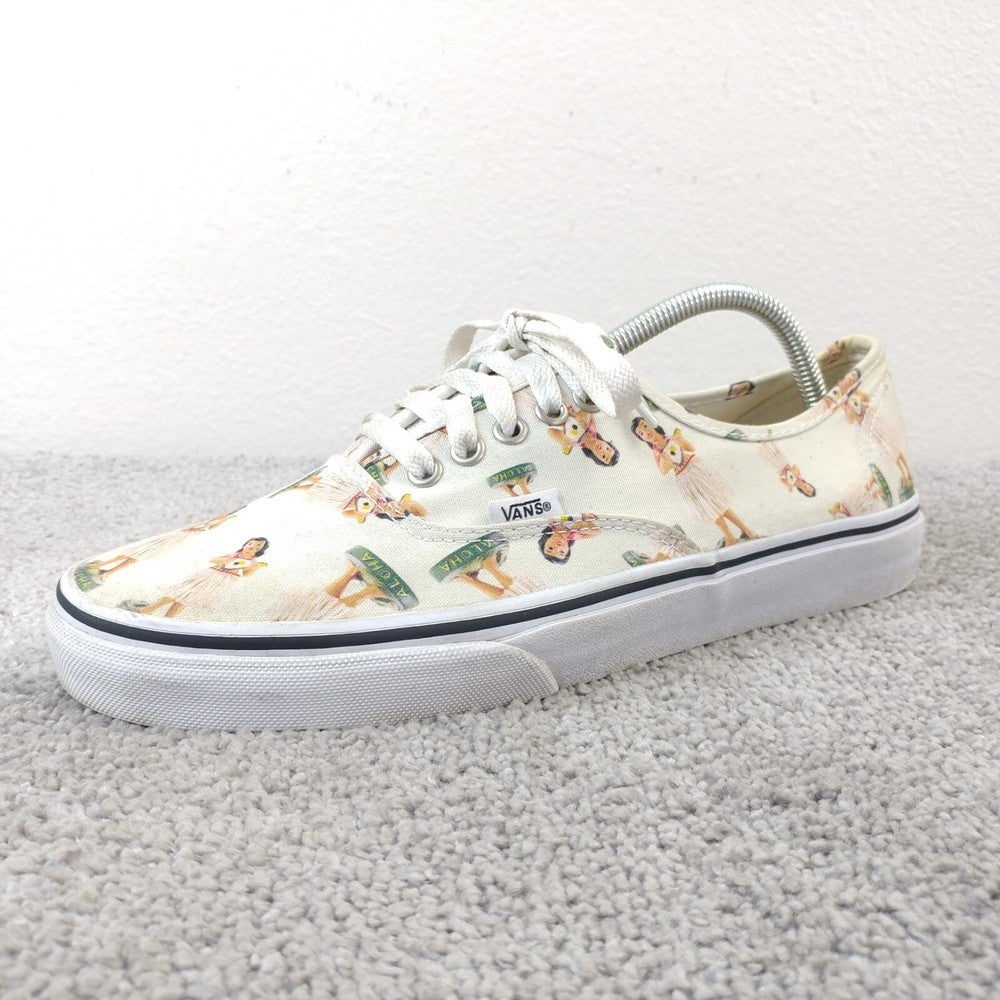 Vans Authentic Mens 10 Shoes Digi Hula Girls Tiki Hawaiian Canvas