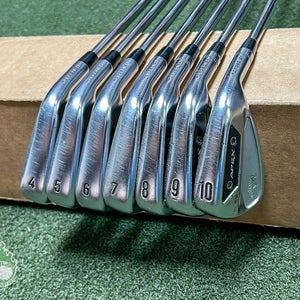 Used Callaway APEX Pro/CB Forged '24 Irons 4-10 TI X100 X-Stiff Steel Golf Set