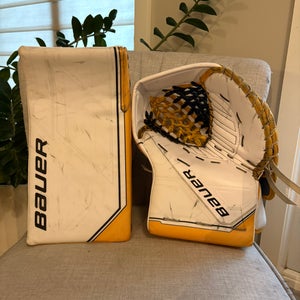 Bauer Mach glove and blocker