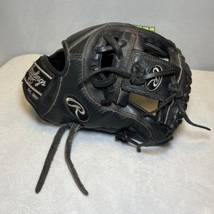 Rawlings Used Black Right Hand Throw Baseball Glove