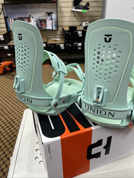 UNION TRILOGY SIZE SMALL SEAFOAM GREEN (23-24) BINDINGS *NEW IN