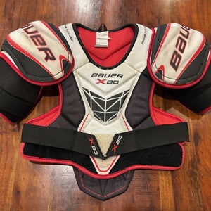 Small Senior Bauer Vapor X80 Shoulder Pads + Socks Bundle (Used)