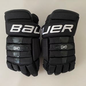 Senior Bauer Nexus Classic Hockey Gloves Black 15”