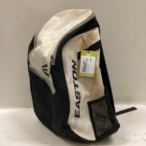 Used Easton BACK PACK - BLACK AND WHITE BB/SB Player Backpack White And Black 11725-S000483804