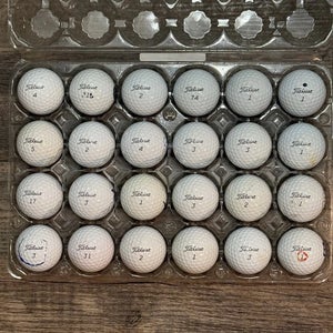 24 Titleist Pro V1 Golf Balls - 2024 Model, 4A Near-Mint Condition