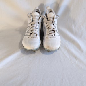 White New Balance Freeze Mid Top Molded Cleats (Used)