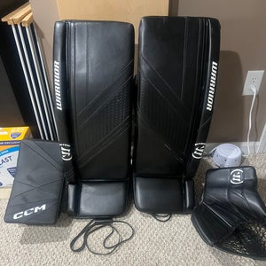 32 + 1.5"  Warrior Ritual G6 E+ Goalie Full Set  (Used)