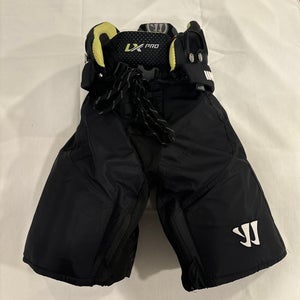 Junior Medium Warrior Alpha LX PRO Black Hockey Pants (New)