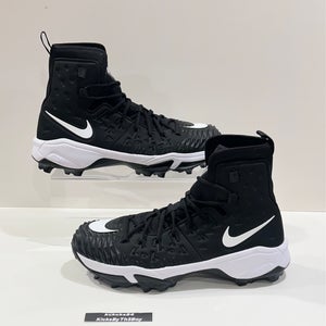 Size 15 Wide Nike Force Savage Elite Shark Football Cleats Black 923089-010 WD