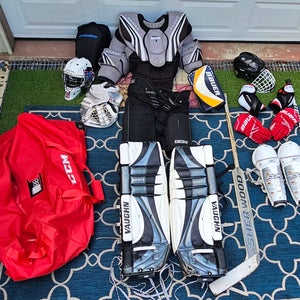 Full Right Goalie Full Set w/ players gear (Used)