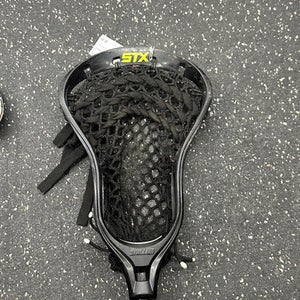 Used STX STALLION U Mens Lacrosse Head Black 11162-S000428321