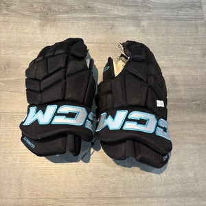 Utah Hockey Club Nick Schmaltz Game Worn CCM HGTK Gloves 14" Pro Stock (Used)