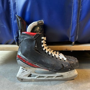 NHL Anaheim Ducks Bauer Vapor 2X Pro Hockey Skates Pro Stock 8 272mm (Used)