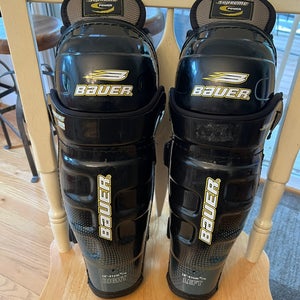 Senior Bauer Supreme 5000 16" Shin Pads (Used)