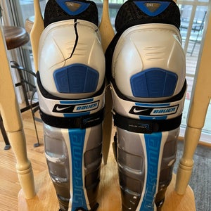 Senior Nike Bauer Supreme One90 14" Shin Pads (Used)