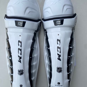 CCM 21K PRO 16” Pro Stock Hockey Shin Pads 64937