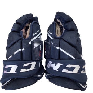 Used CCM FT 390 Senior Gloves Navy Blue 14" 11760-S000075601