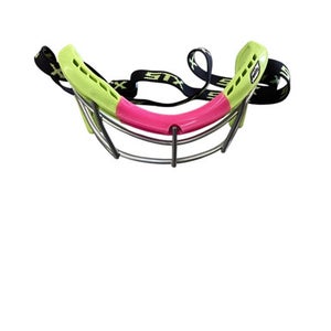 Used LAX GOGGLES Lacrosse Facial Protect Kelly green SM 11760-S000075496