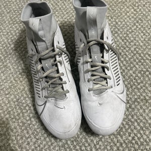 White Unisex Size M 11.0 (W 12.0) Adult Nike Mid Top Vapor (New)