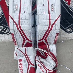 Canadian made Vaughn V10 pro carbon goalie pads blocker glove