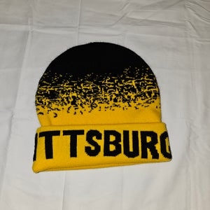 Pittsburgh City Black Yellow Classic Knit Adult Unisex OSFA Beanie (Used)
