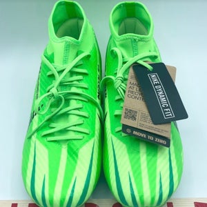 Green Men's Size M 9.5 (W 10.5) Nike Mercurial Superfly Molded Cleats Cleats (New)