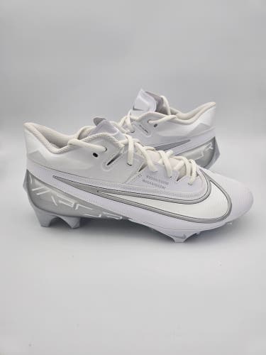 Nike Vapor Edge Elite 360 2 'White Pure Platinum' Football Cleats Men's Size 10