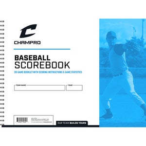 New Champro LOGO SCOREBOOK BB/SB Accessory 11730-CHPA07PIAS
